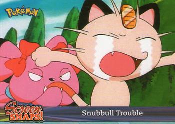 2001 Topps Pokemon Johto (UK) #SNAP16 Snubbull Trouble Front